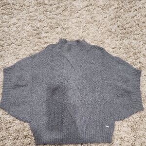 Tommy Hilfiger Gray Cowl Neck Sweater